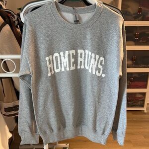 Gray 'Home Runs' Sweatshirt